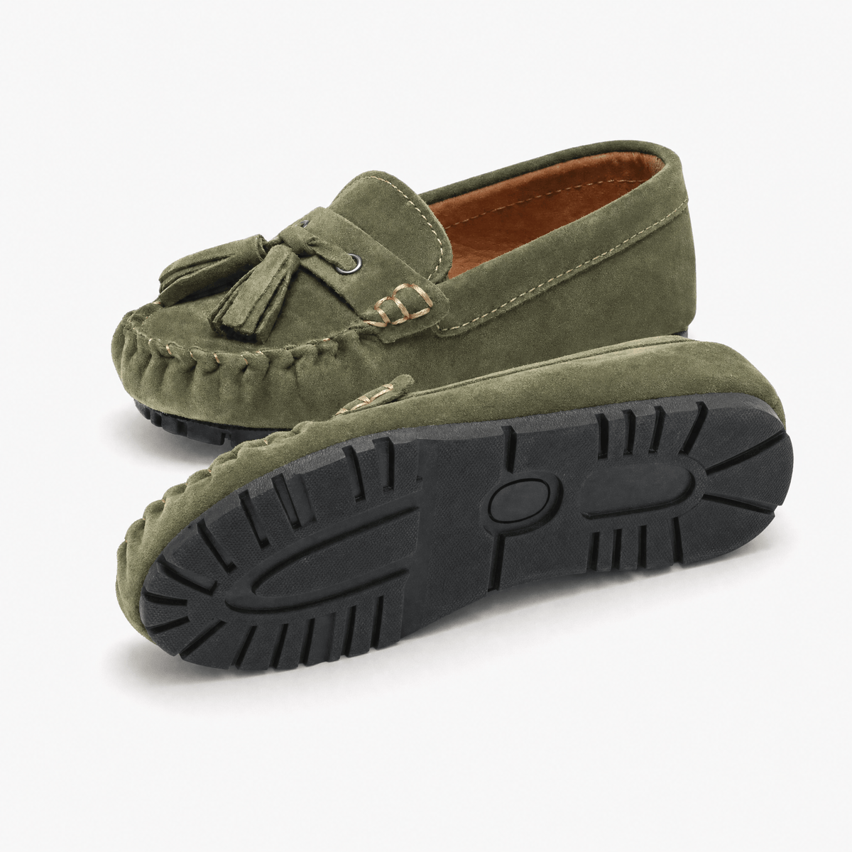Gentry Morris Suede Tassel Loafers Boys Driving