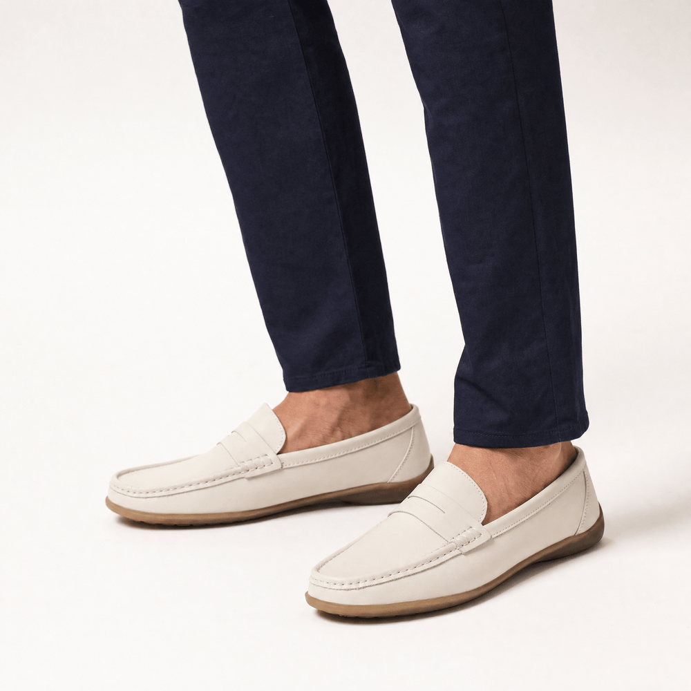 Gentry Morris Vintage Suede Loafers Flat Heel