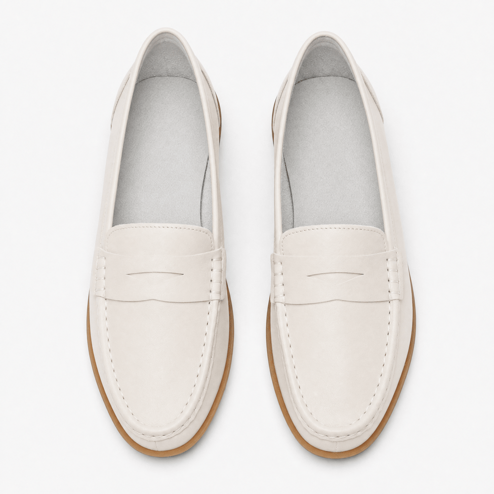 Gentry Morris Vintage Suede Loafers Flat Heel