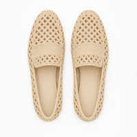 Gentry Morris Woven Loafers Cutout Slip On