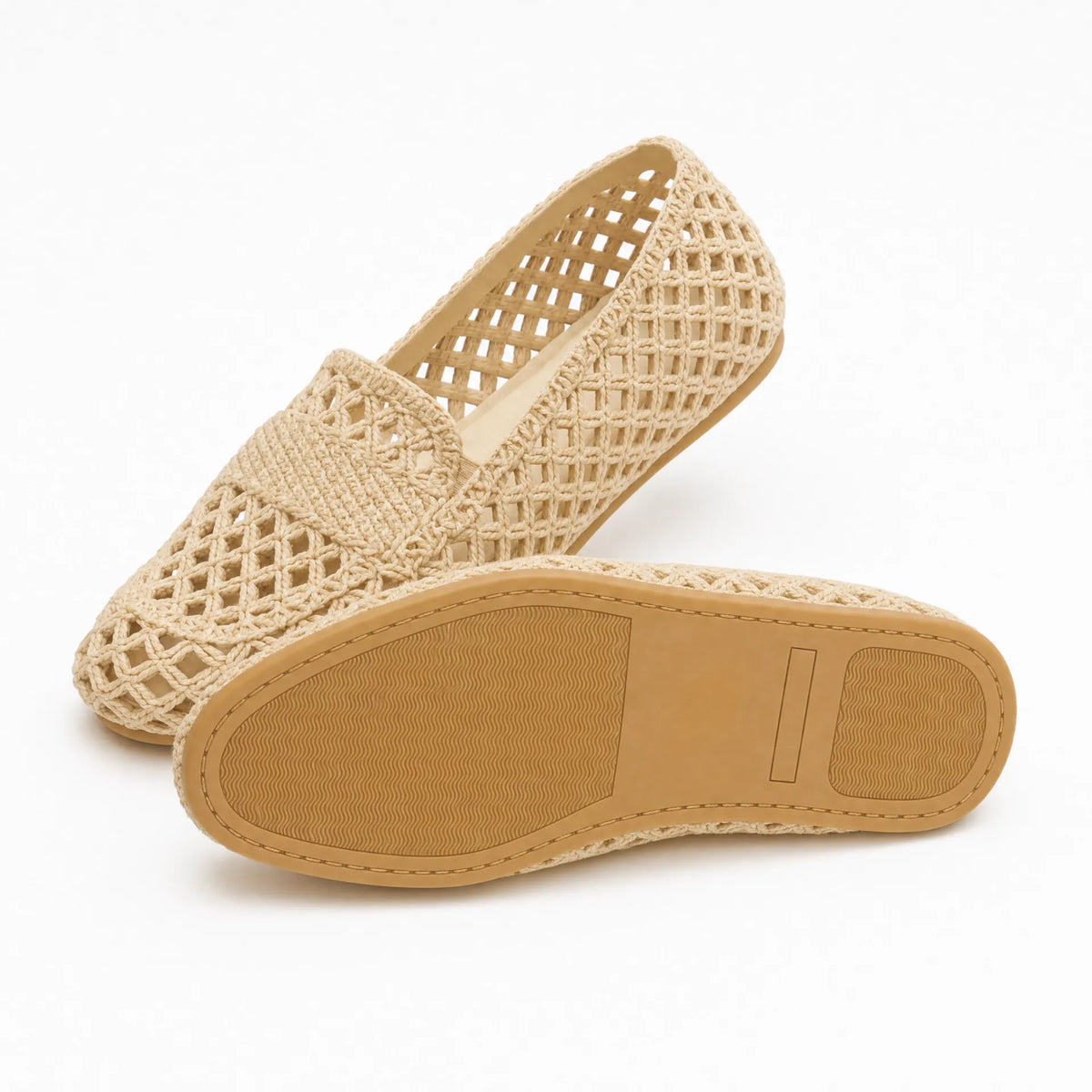 Gentry Morris Woven Loafers Cutout Slip On