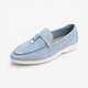 Metallic Suede Tassel Loafers