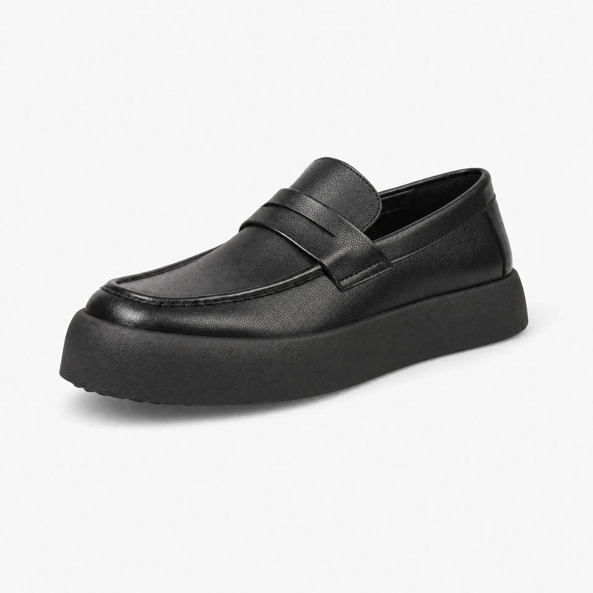 Gentry Morris 38 / Black Black Chunky Loafers Flat Sole
