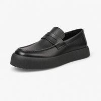 Gentry Morris 38 / Black Black Chunky Loafers Flat Sole