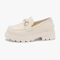 Gentry Morris Chunky Chain Platform Loafers Detail