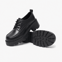 Gentry Morris Lace Up Platform Loafers Chunky
