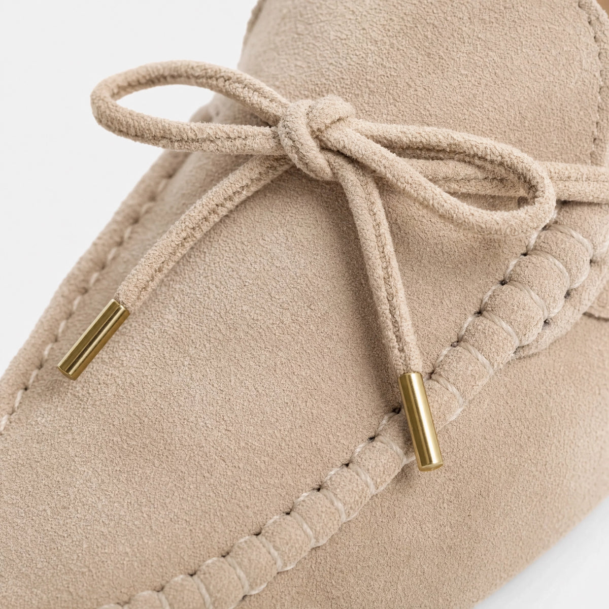 Suede Loafers Women Flat