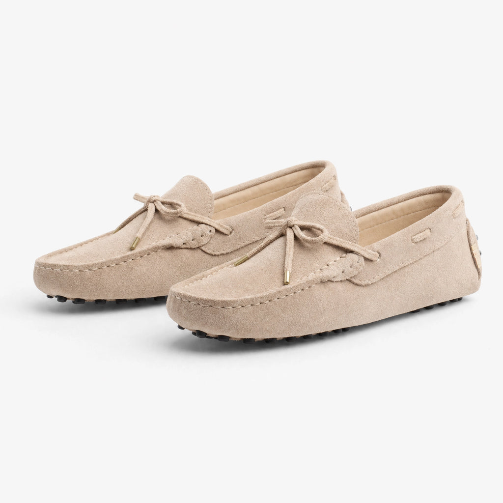 Suede Loafers Women Flat