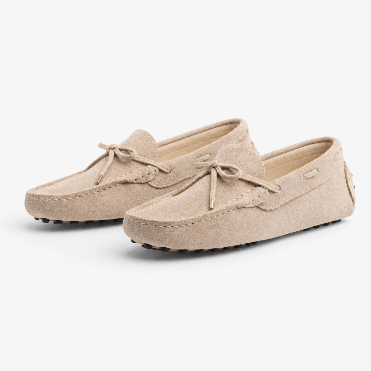 Suede Loafers Women Flat