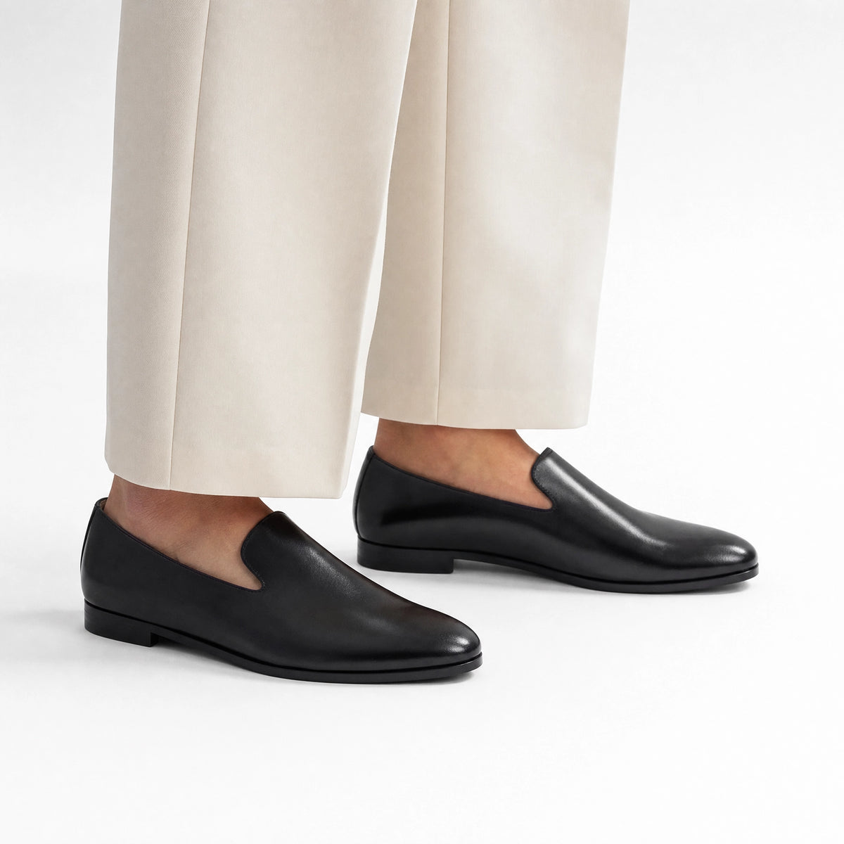 Black Patent Dress Loafers