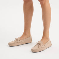 Suede Loafers Women Flat