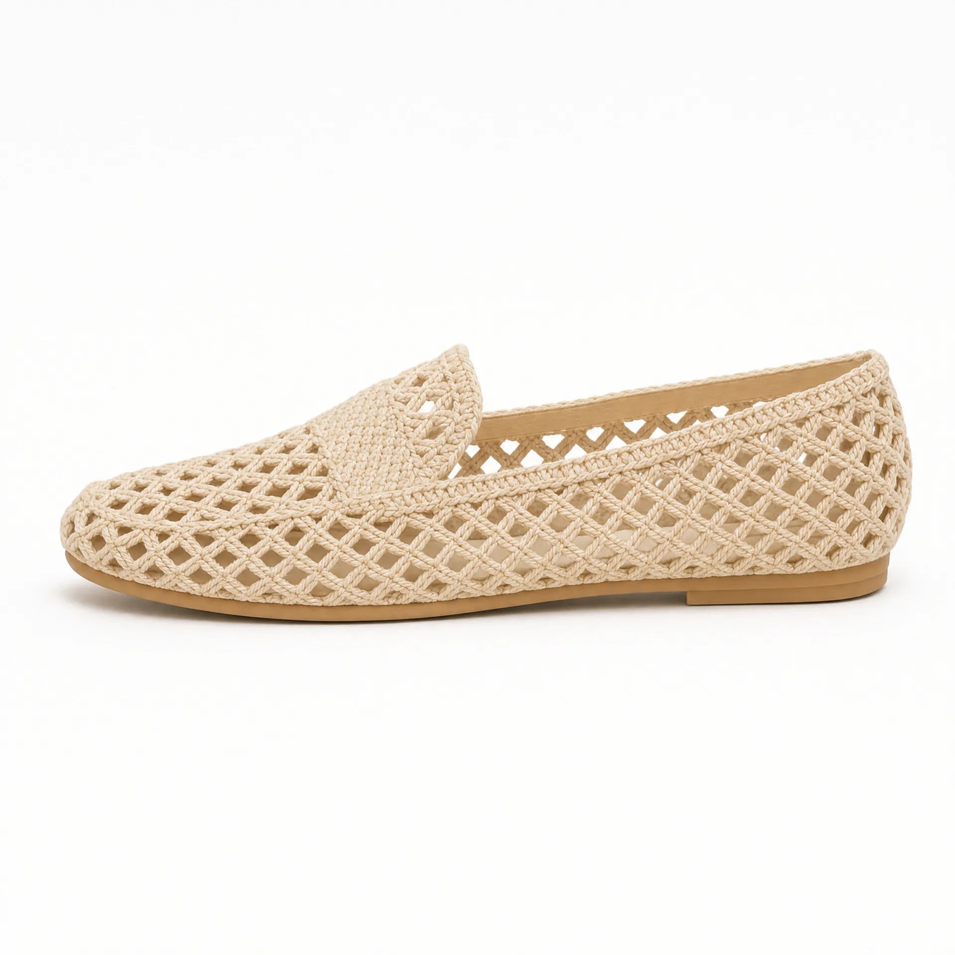 Gentry Morris Woven Loafers Cutout Slip On