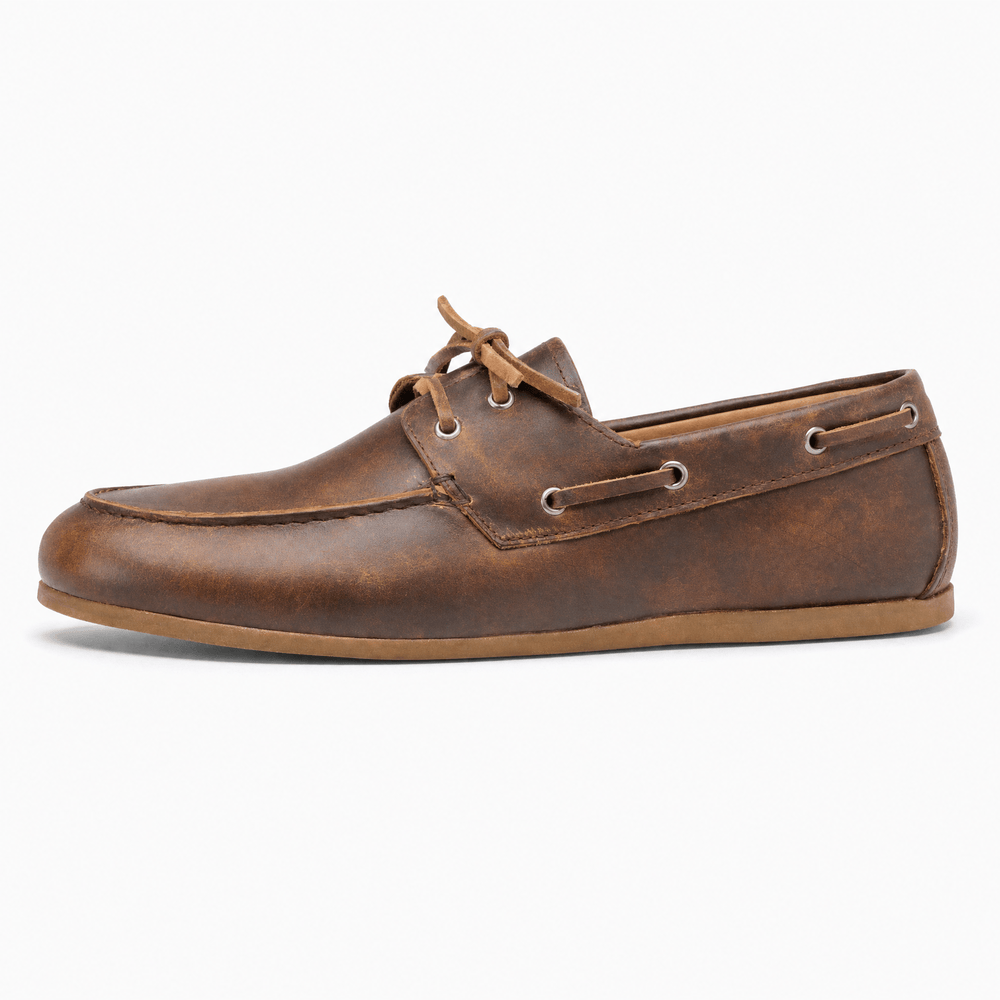 Gentry Morris Lace Up Loafers Dark Brown