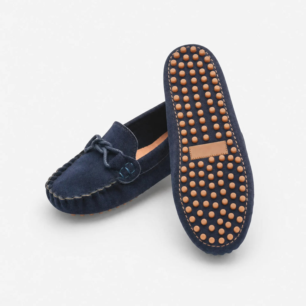 Mocassi v2 Suede Loafers Kids Boat Laces