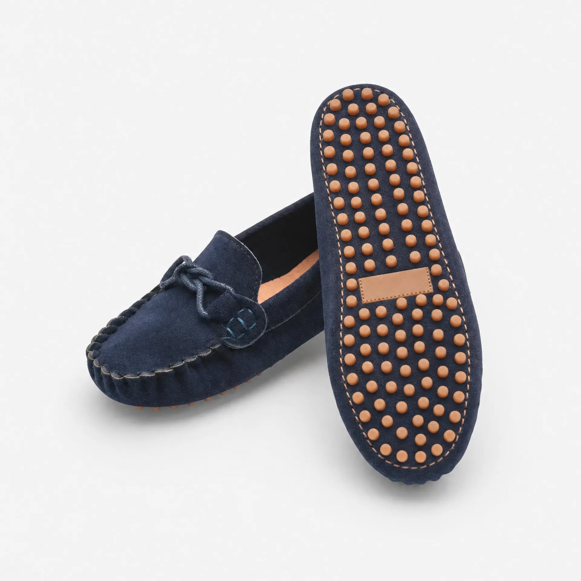 Mocassi v2 Suede Loafers Kids Boat Laces
