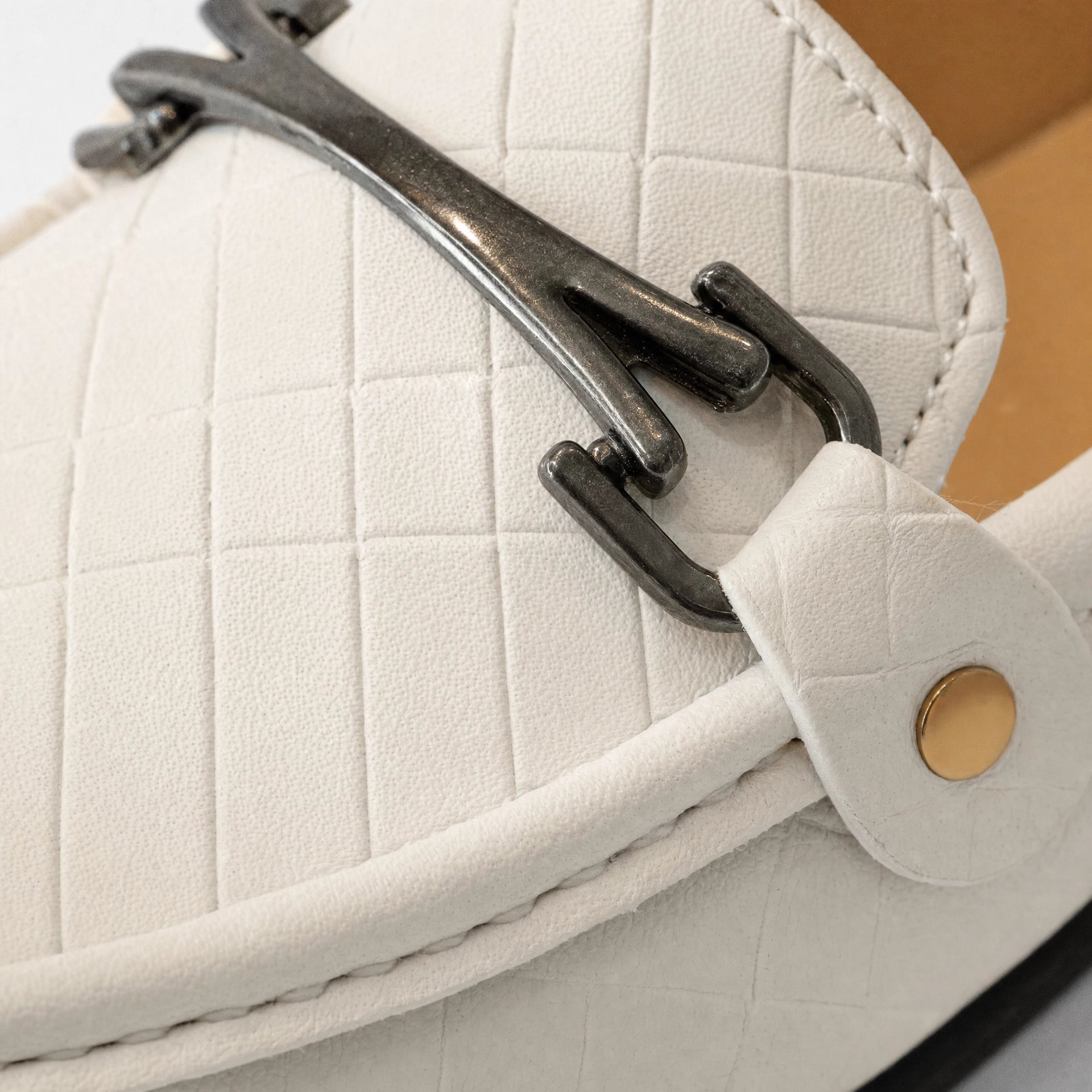 Quilted Metal Bar Loafers Boys