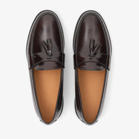 Gentry Morris Dark Brown Tassel Loafers Polished