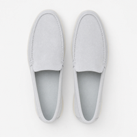 Light Blue Suede Loafers