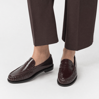 Gentry Morris Shiny Penny Loafers
