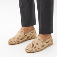 Gentry Morris Woven Loafers Cutout Slip On