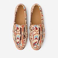 Multicolour Geometric Pattern Loafers