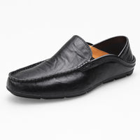 Black Patent Slip On Loafers