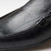 Black Patent Slip On Loafers