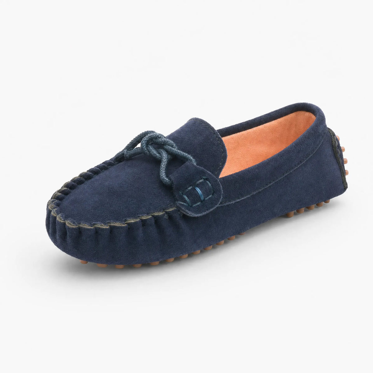 Mocassi v2 Night Blue / 21 Suede Loafers Kids Boat Laces
