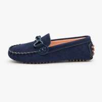 Mocassi v2 Suede Loafers Kids Boat Laces