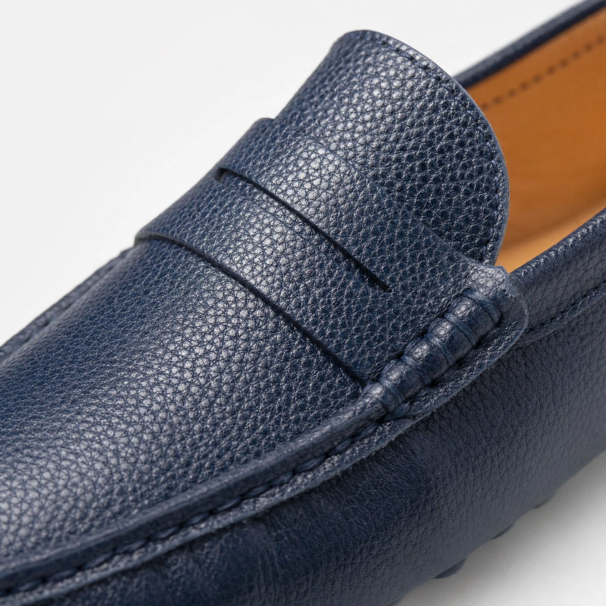Navy Patent Boat Loafers